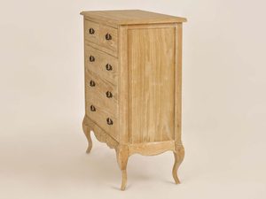 Miniaturka 4 - Komoda Francuska z Giętymi Nogami i Szczotkowaną Powierzchnią – Venezia Oak