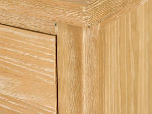 Miniaturka 8 - Komoda Francuska z Giętymi Nogami i Szczotkowaną Powierzchnią – Venezia Oak