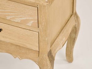Miniaturka 8 - Szafka Nocna Francuska z Giętymi Nogami i Metalowymi Uchwytem – Venezia Oak
