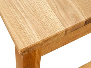 Miniaturka 1 - Krzesło dębowe detal siedziska i oparcia usłojenie drewna