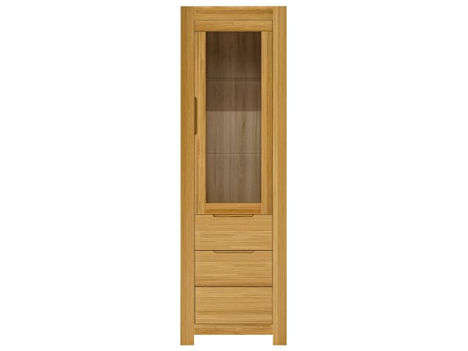 Witryna Dębowa Elegancka – Lunaro 75