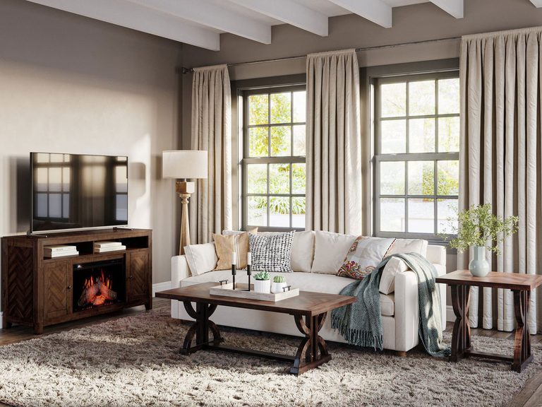 Salon ze stolikiem kawowym