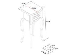Miniaturka 6 - Szafka na giętych nóżkach