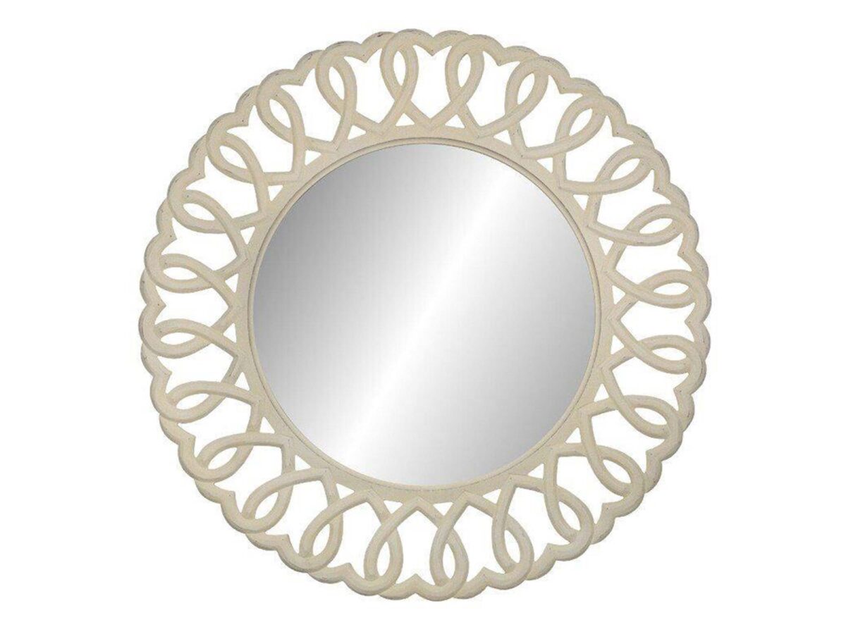Lustro prowansalskie w kolorze kremowym – Sorrento