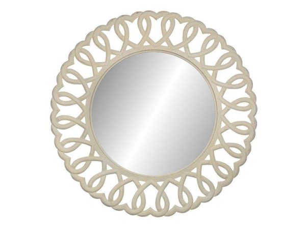 Lustro prowansalskie w kolorze kremowym – Sorrento