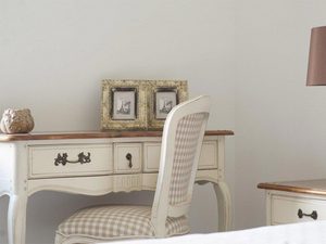 Miniaturka 3 - Drewniana konsola z dekoracyjnymi frontami w stylu prowansalskim kolor biały