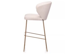 Miniaturka 1 - Krzesło ergonomiczne tapicerowane metalowe nogi Loma 4