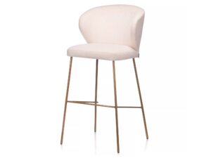 Miniaturka 2 - Krzesło ergonomiczne tapicerowane metalowe nogi Loma 4