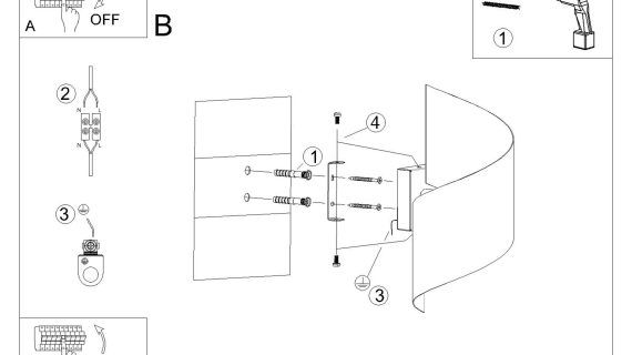 Miniaturka 13 - Kinkiet TALAR czarny