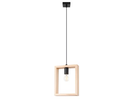 Lampa wisząca ARVIO naturalne drewno