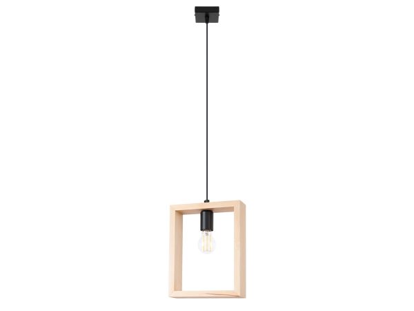 Lampa wisząca ARVIO naturalne drewno