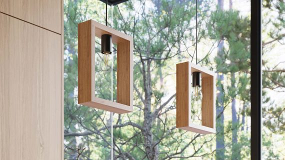 Miniaturka 16 - Lampa wisząca ARVIO naturalne drewno