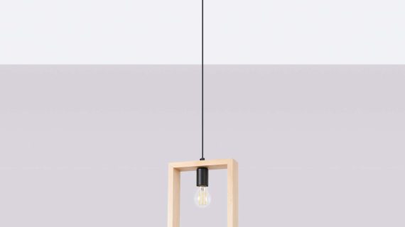 Miniaturka 2 - Lampa wisząca ARVIO naturalne drewno