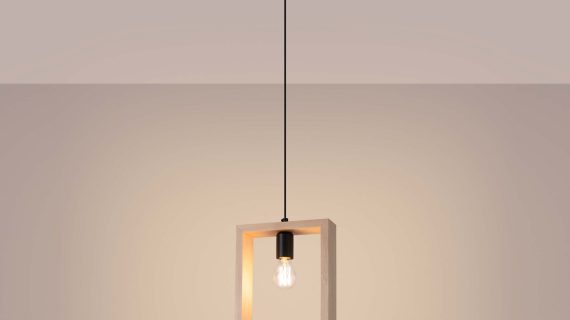 Miniaturka 3 - Lampa wisząca ARVIO naturalne drewno