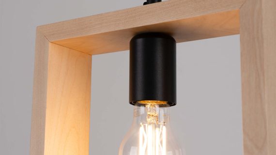 Miniaturka 6 - Lampa wisząca ARVIO naturalne drewno
