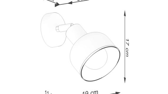 Miniaturka 9 - Kinkiet ELVO biały