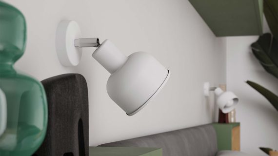 Miniaturka 12 - Kinkiet ELVO biały