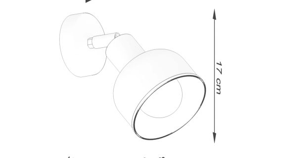 Miniaturka 9 - Kinkiet ELVO czarny