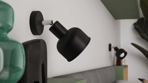 Miniaturka 12 - Kinkiet ELVO czarny