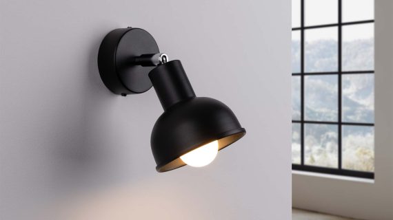 Miniaturka 2 - Kinkiet ELVO czarny