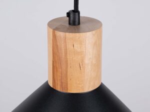 Miniaturka 8 - Drewniany element dekoracyjny lampy z widocznym usłojeniem