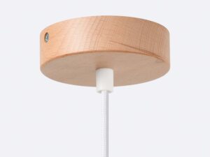 Miniaturka 10 - Drewniane mocowanie sufitowe lampy wiszącej skandynawskiej