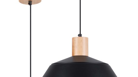 Miniaturka 1 - Lampa wisząca FIORA czarna