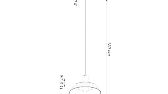 Miniaturka 18 - Lampa wisząca FIORA czarna