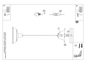 Miniaturka 19 - Instrukcja montażu lampy wiszącej z krokami instalacji