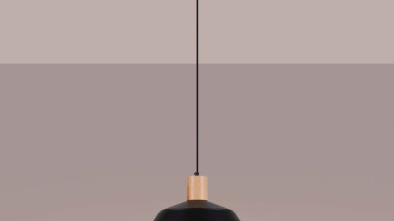 Miniaturka 4 - Lampa wisząca FIORA czarna