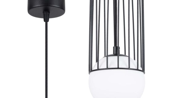Miniaturka 8 - Lampa wisząca BRENTA 1 czarna