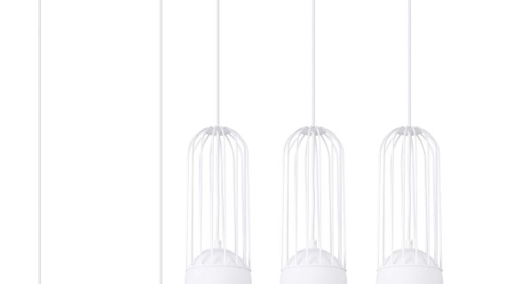 Miniaturka 1 - Lampa wisząca BRENTA 3L biała