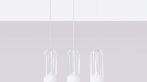 Miniaturka 2 - Lampa wisząca BRENTA 3L biała