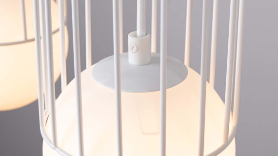 Miniaturka 8 - Lampa wisząca BRENTA 3L biała