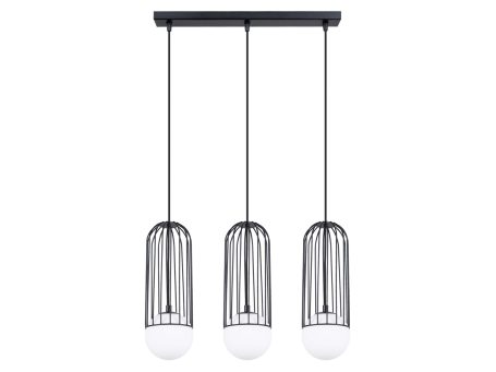 Lampa wisząca BRENTA 3L czarna