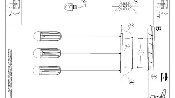 Miniaturka 18 - Lampa wisząca BRENTA 3L czarna