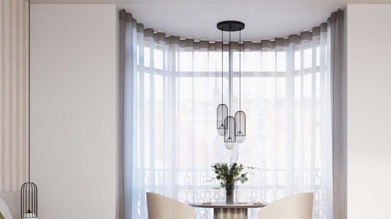 Miniaturka 15 - Lampa wisząca BRENTA 3L czarna