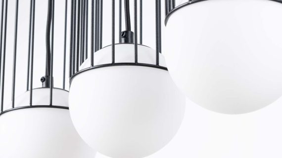 Miniaturka 6 - Lampa wisząca BRENTA 3L czarna