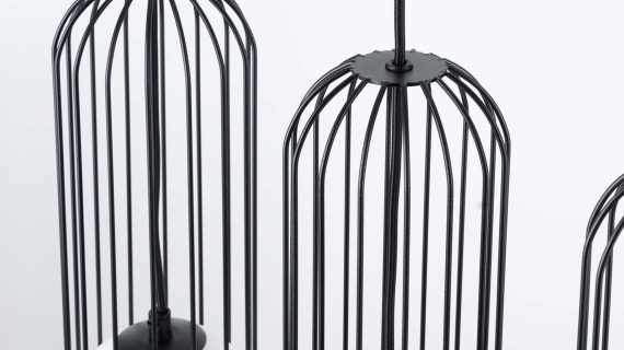 Miniaturka 8 - Lampa wisząca BRENTA 3L czarna