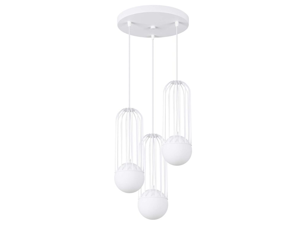 Lampa wisząca BRENTA 3P biała