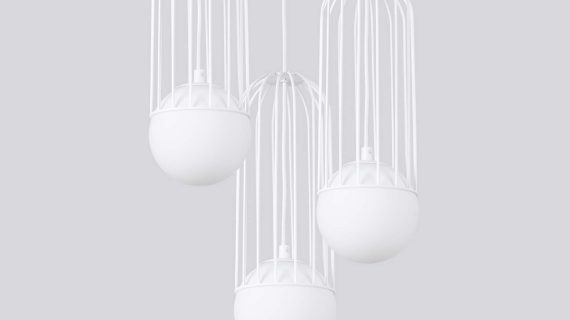 Miniaturka 5 - Lampa wisząca BRENTA 3P biała