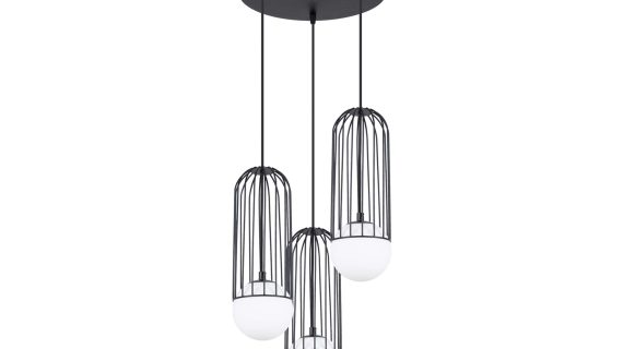 Miniaturka 2 - Lampa wisząca BRENTA 3P czarna