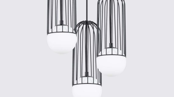 Miniaturka 5 - Lampa wisząca BRENTA 3P czarna