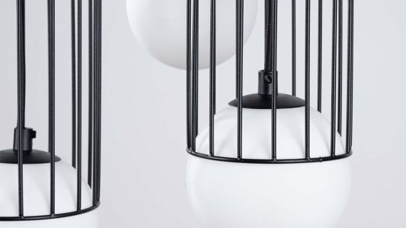 Miniaturka 9 - Lampa wisząca BRENTA 3P czarna