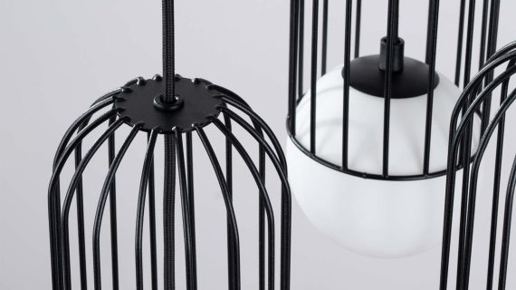 Miniaturka 8 - Lampa wisząca BRENTA 3P czarna