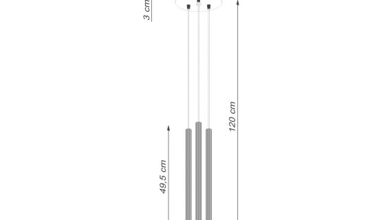 Miniaturka 13 - Lampa wisząca ARCANA 3P biała