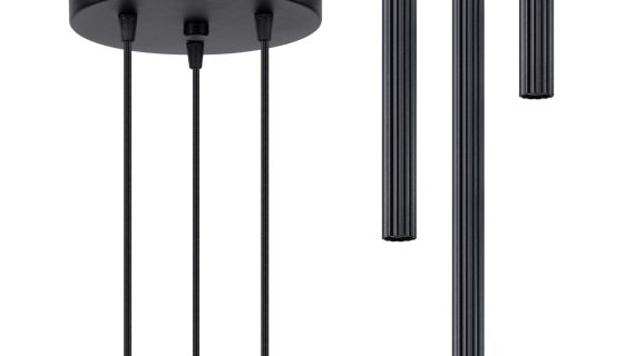 Miniaturka 1 - Lampa wisząca ARCANA 3P czarna