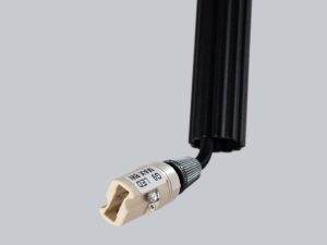 Miniaturka 11 - Żarówka G9 LED z gniazdem lampy wiszącej czarnej detal zbliżenie