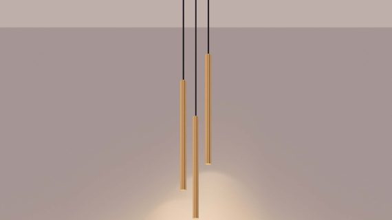 Miniaturka 3 - Lampa wisząca ARCANA 3P złota