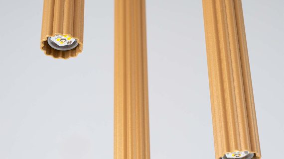 Miniaturka 6 - Lampa wisząca ARCANA 3P złota